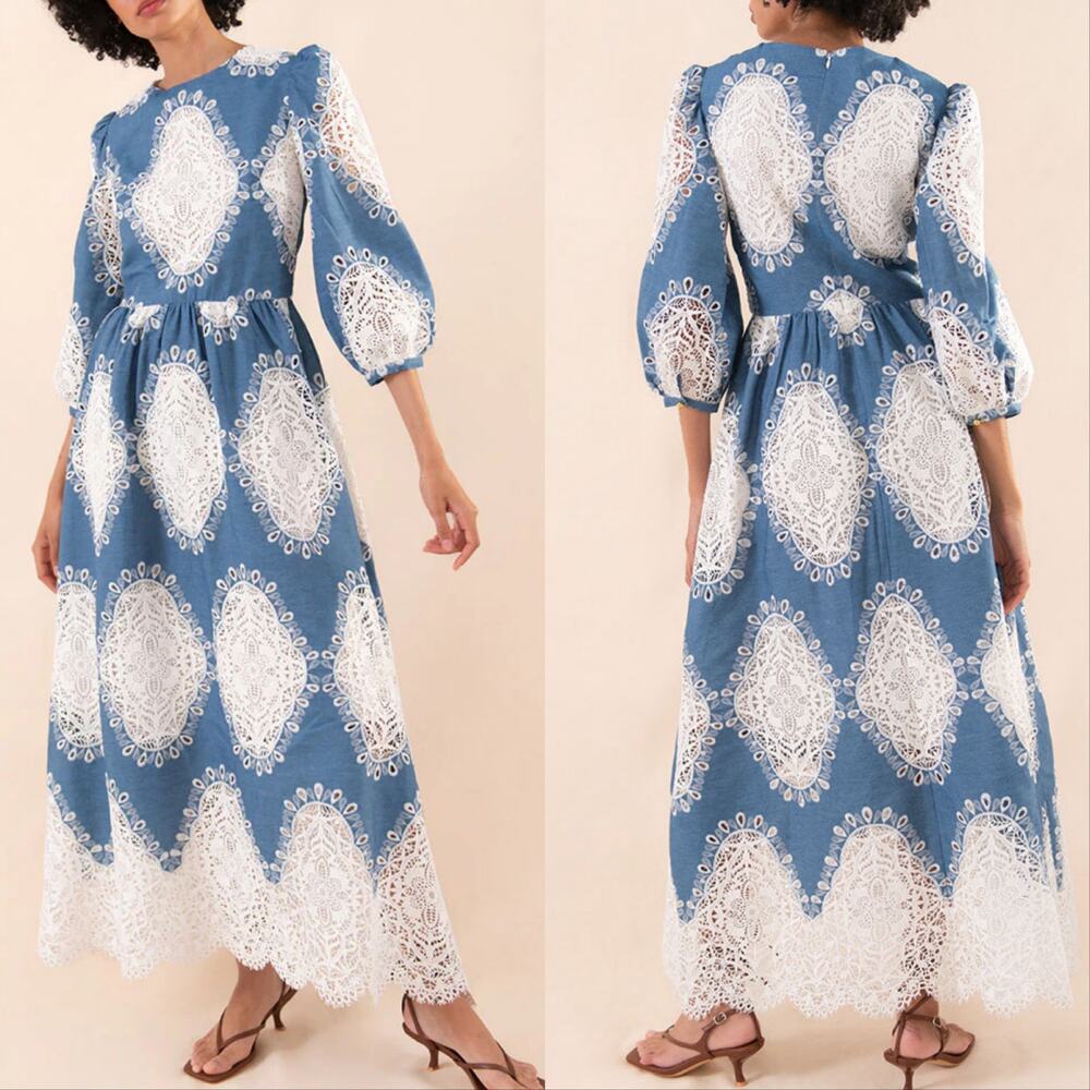 Borgo De Nor Broderie Anglaise Dress